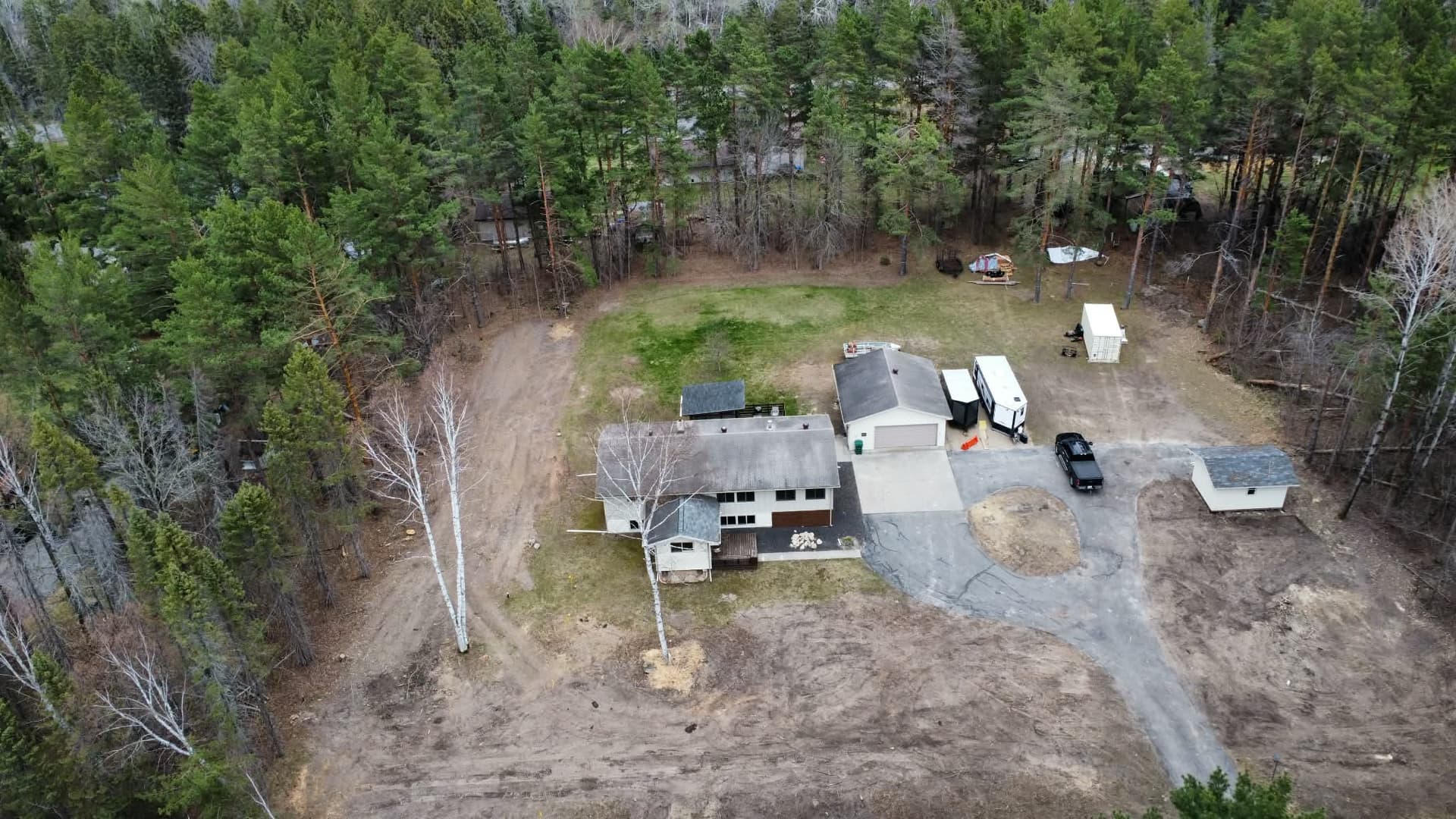 Wooded Property Cleared Down to Usable Ground