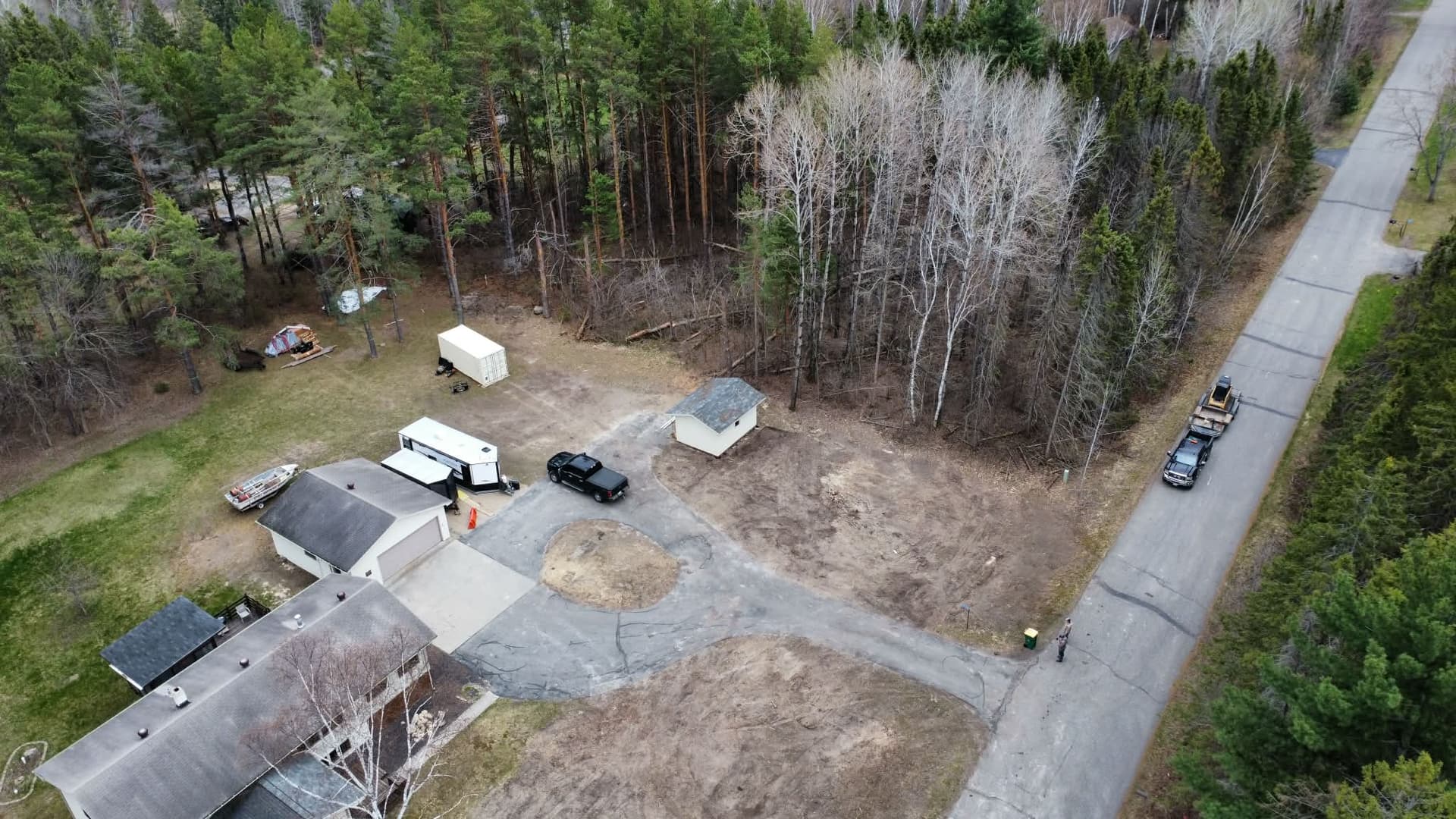 Wooded Property Cleared Down to Usable Ground